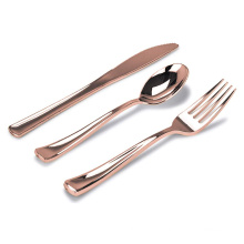 180 Rose Gold Silverware Set Party Utensils Supplies Disposable Party Utensils Supplies